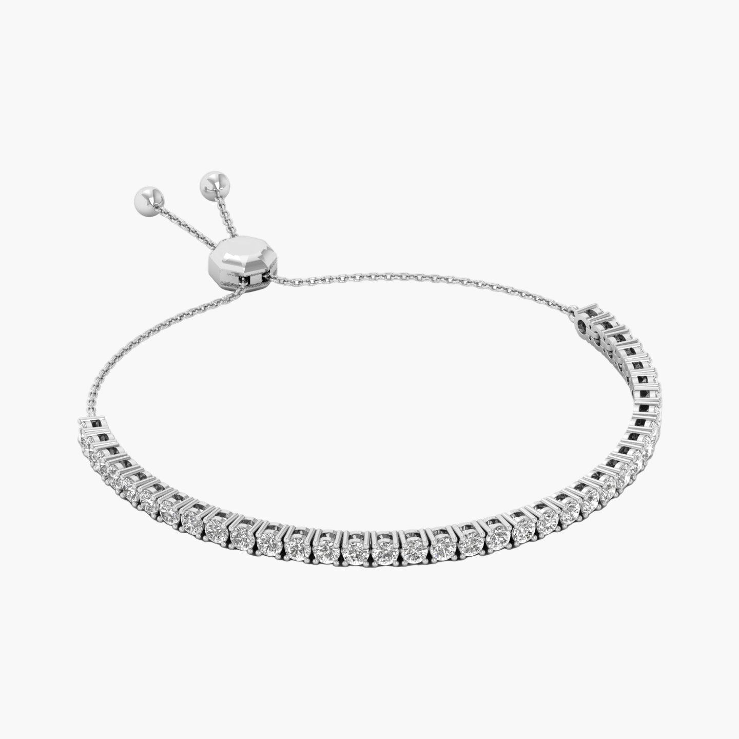 Adjustable Tennis Diamond Bracelet