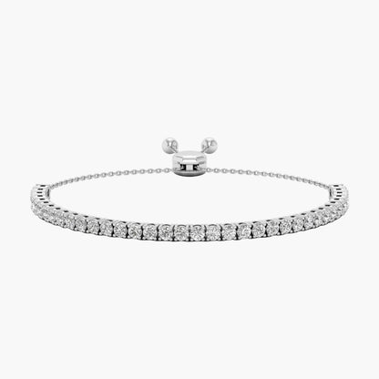 Adjustable Tennis Diamond Bracelet