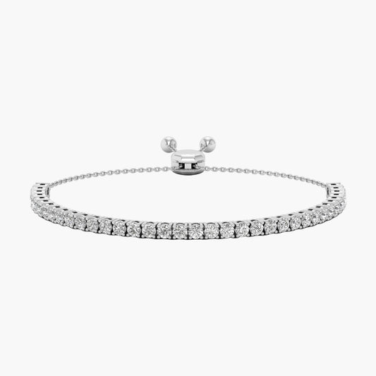 Adjustable Tennis Diamond Bracelet