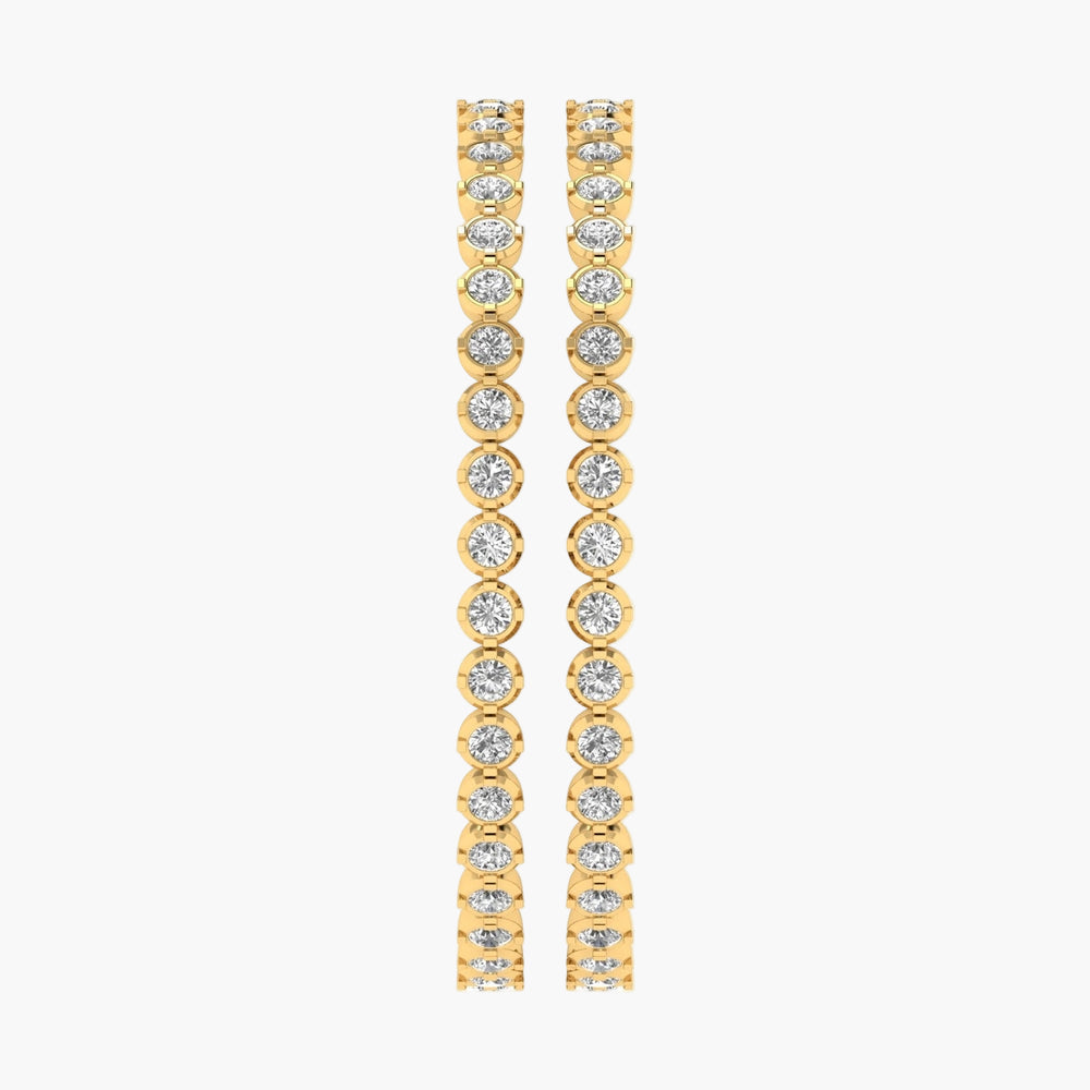 Aureo Orbit Diamond Bangles
