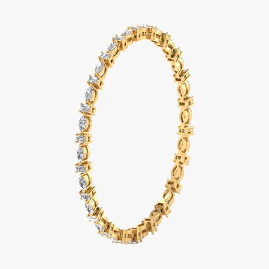 Celestorchid Diamond Bangle