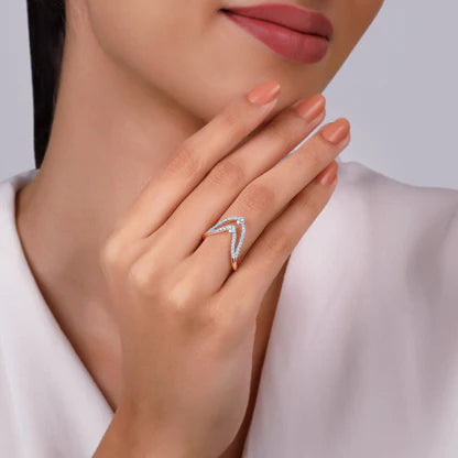 Dual Vanki Venture Diamond Ring