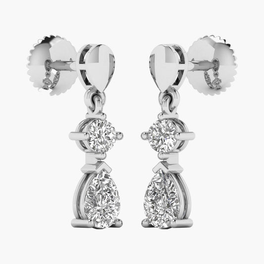 Drip Drop Diamond Earrings