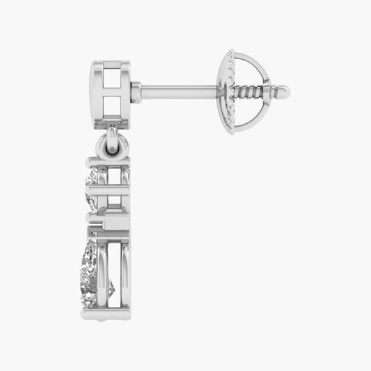 Drip Drop Diamond Earrings