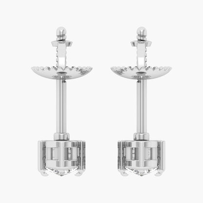 Radiant Trail Diamond Earrings