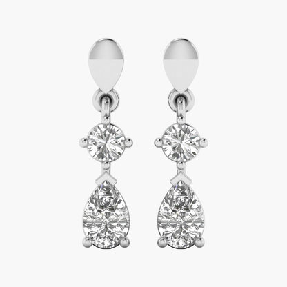 Drip Drop Diamond Earrings