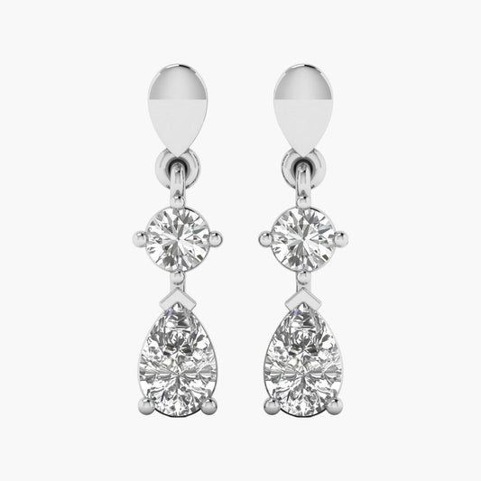 Drip Drop Diamond Earrings