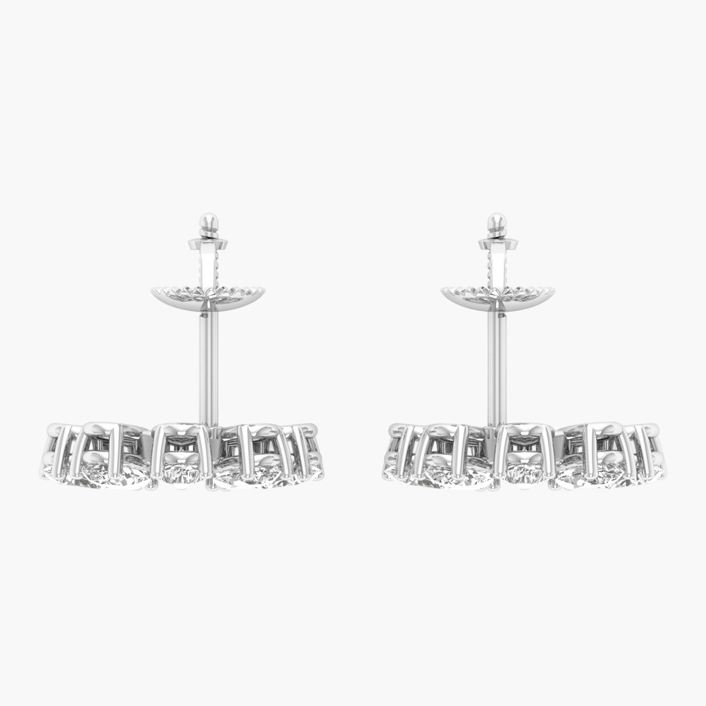 Half Moonshine Diamond Earrings