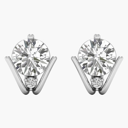 Cloud Rest Diamond Earrings