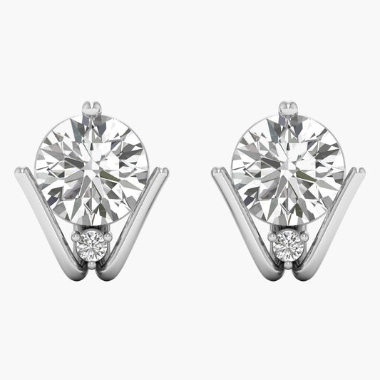 Cloud Rest Diamond Earrings