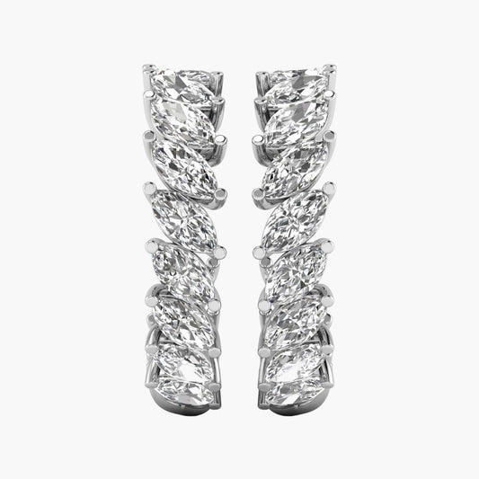 Luxe Lattice Diamond Earrings