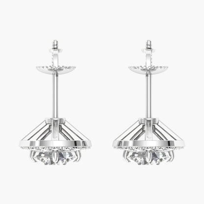Timeless Halo Diamond Earrings