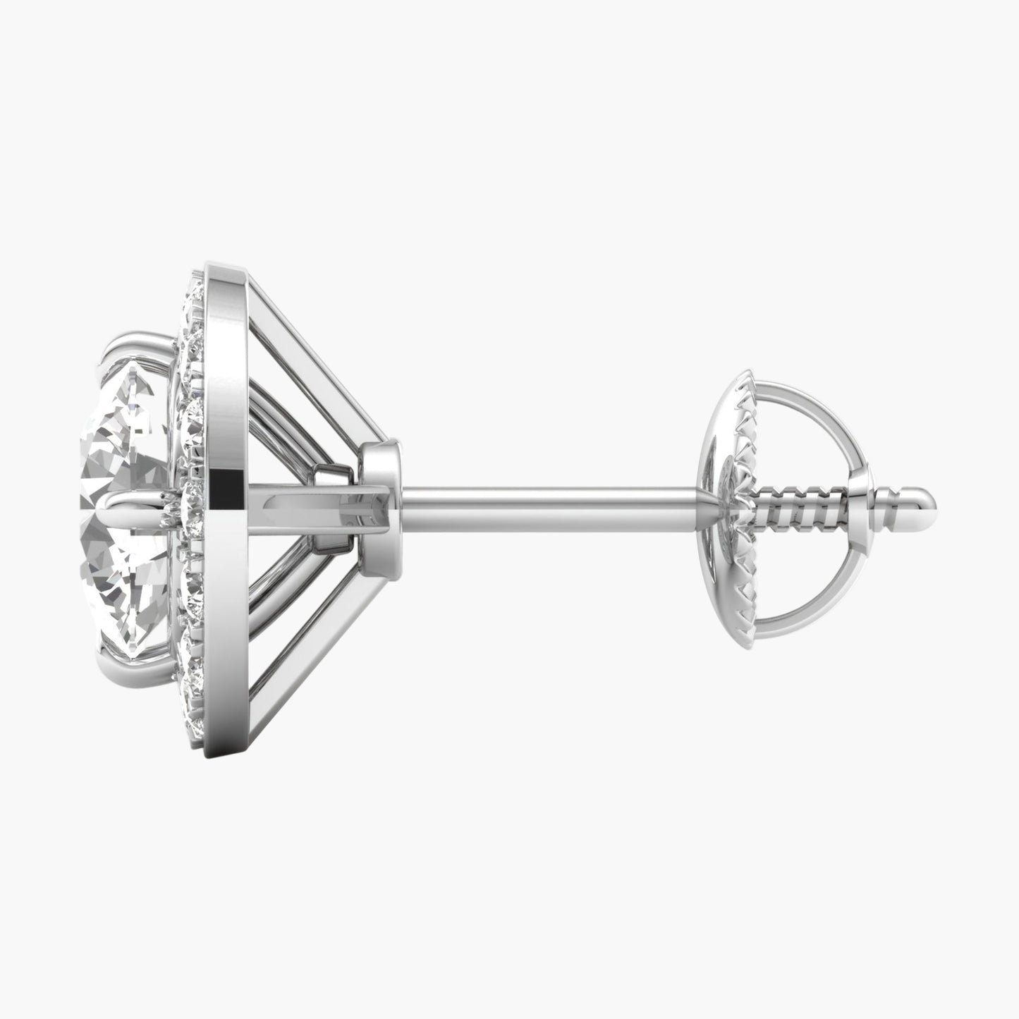 Timeless Halo Diamond Earrings