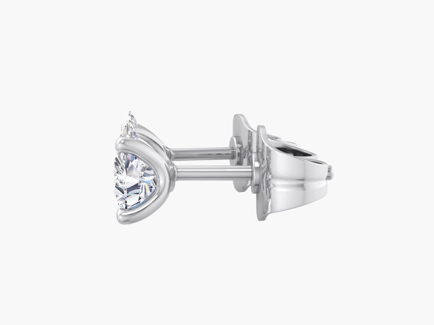Pearshine Diamond Earrings