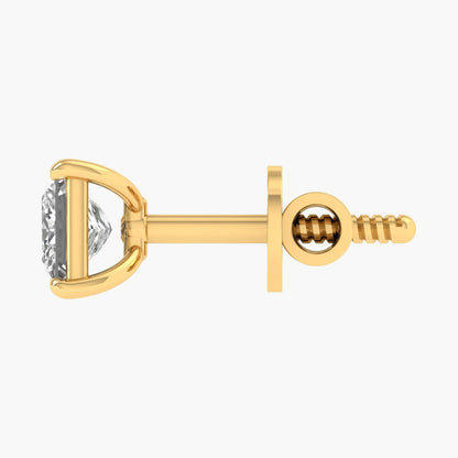Boxed Power Men Diamond Earring