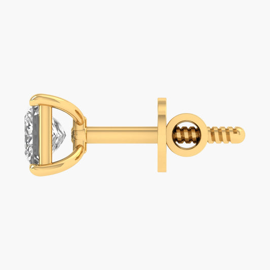 Boxed Power Men Diamond Earring