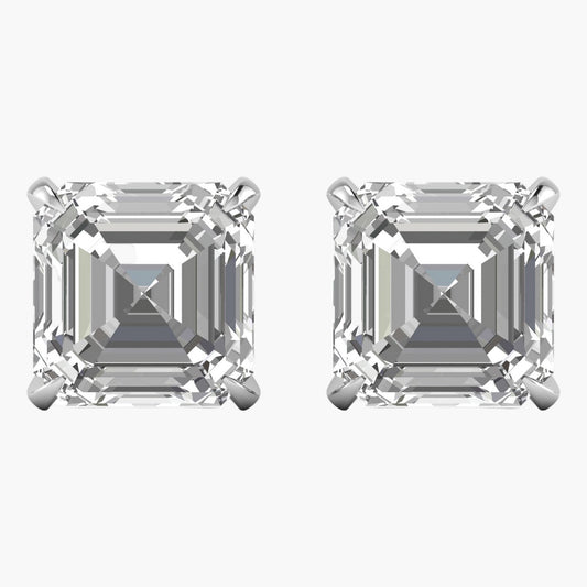 Impeccable Asscher Diamond Earrings