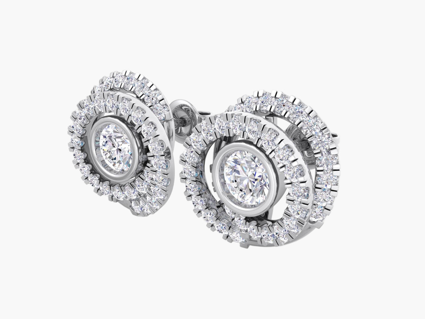Florina Solitaire Diamond Earrings