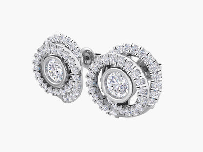 Florina Solitaire Diamond Earrings