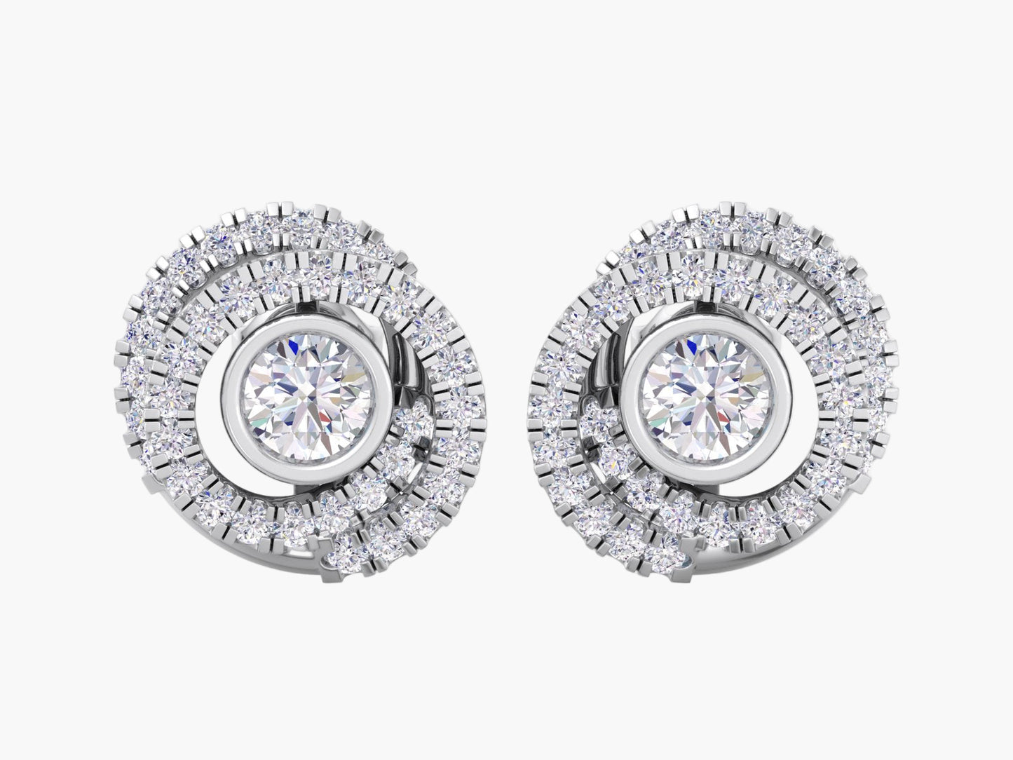 Florina Solitaire Diamond Earrings