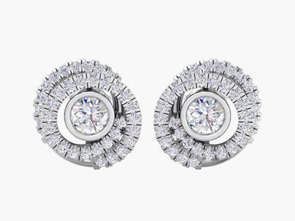 Florina Solitaire Diamond Earrings