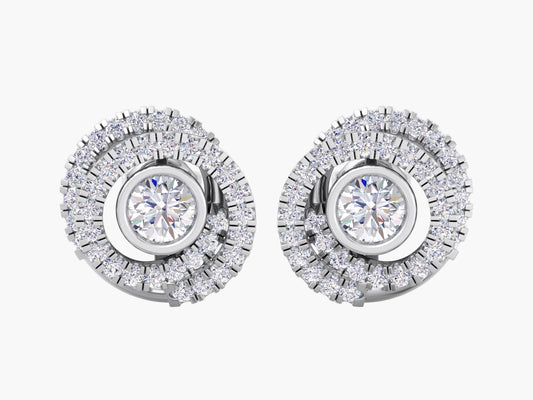 Florina Solitaire Diamond Earrings