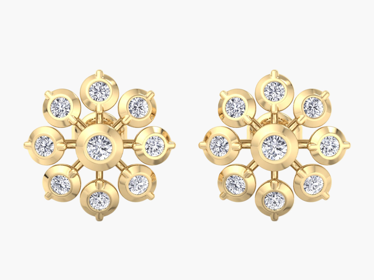Orchid Architect Diamond Earrings