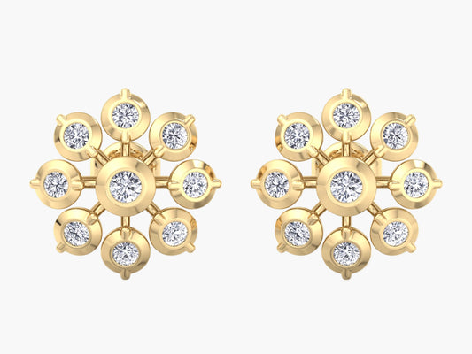 Orchid Architect Diamond Earrings