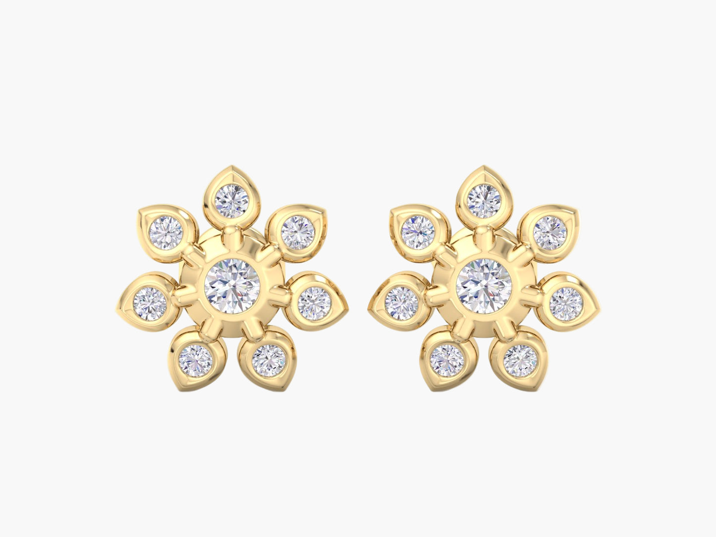 Daffodil Dream Diamond Earrings