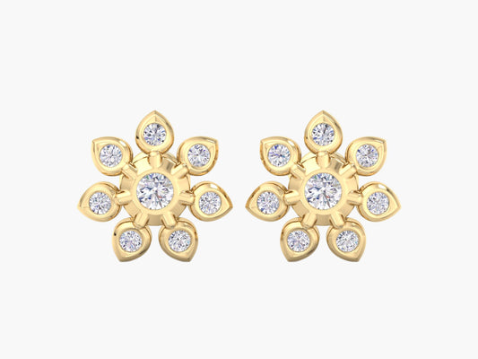 Daffodil Dream Diamond Earrings