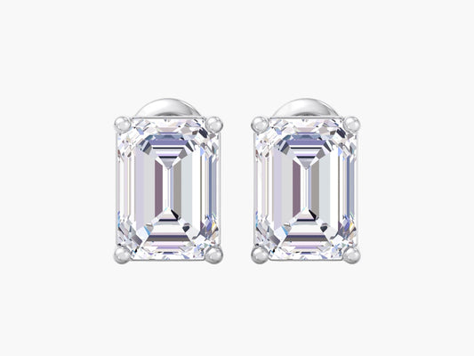 Zenith Emerald Diamond Earrings