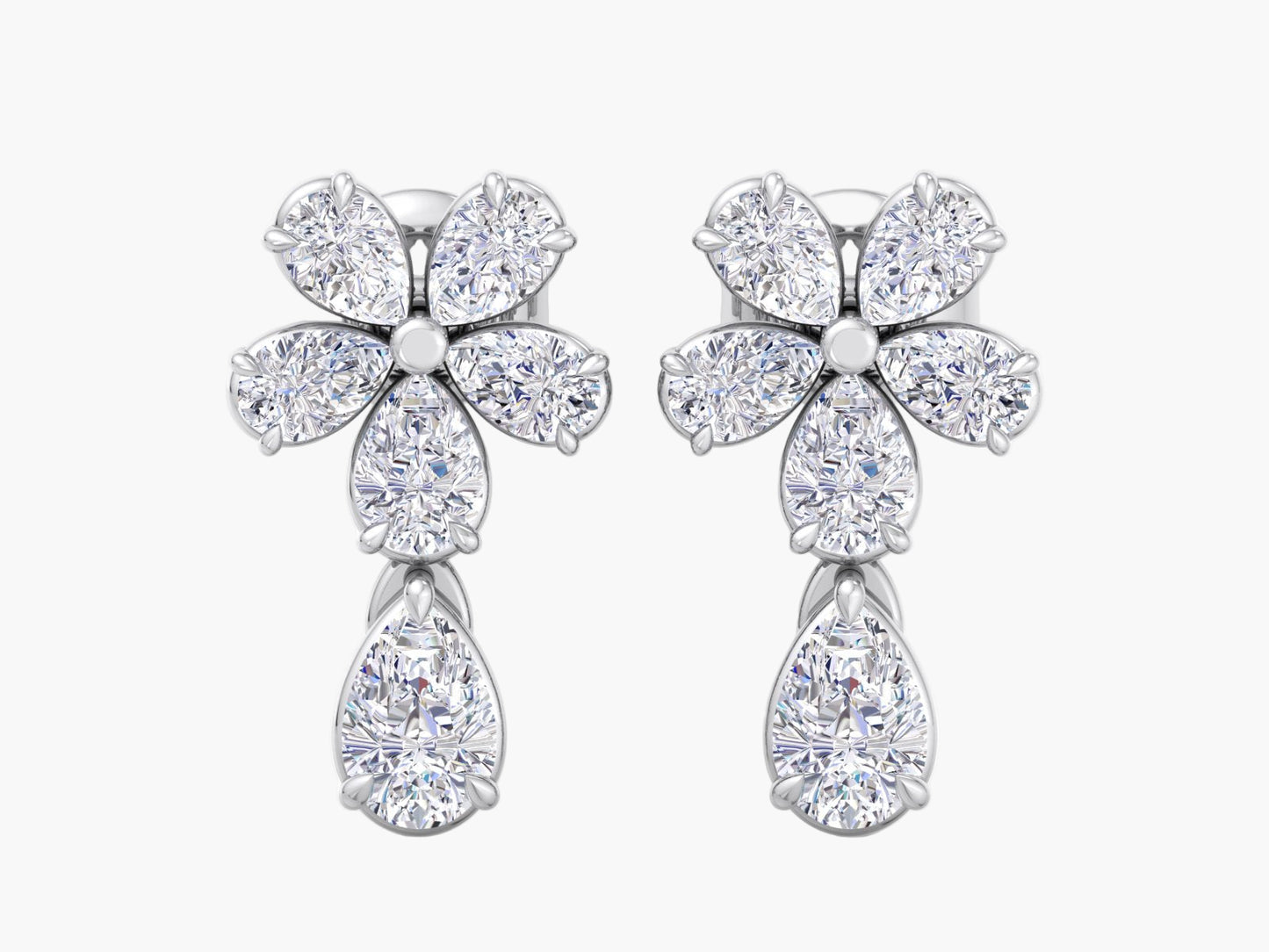 Wisteria Twine Diamond Earrings