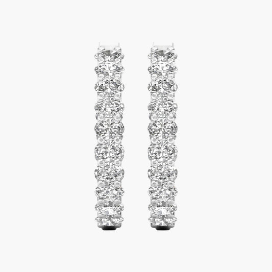 Coral Branch Diamond Earrings