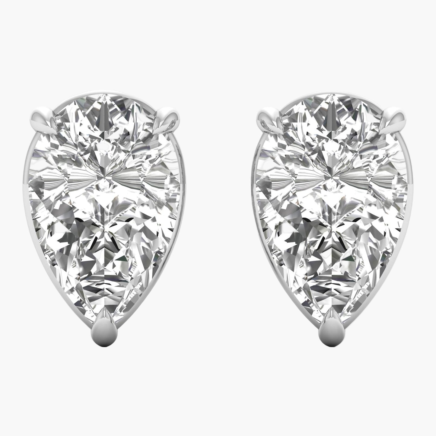 Inverted Mystery Diamond Earrings