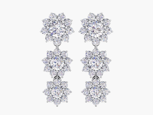 Hanging Garden Diamond Earrings