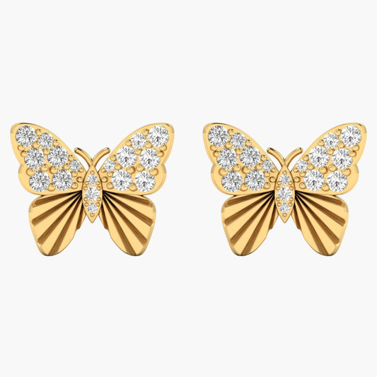 Luna Wing Diamond Earrings