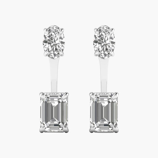 Queen’s Sword Diamond Earrings