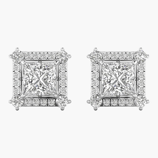 Beau Coeur Diamond Earrings