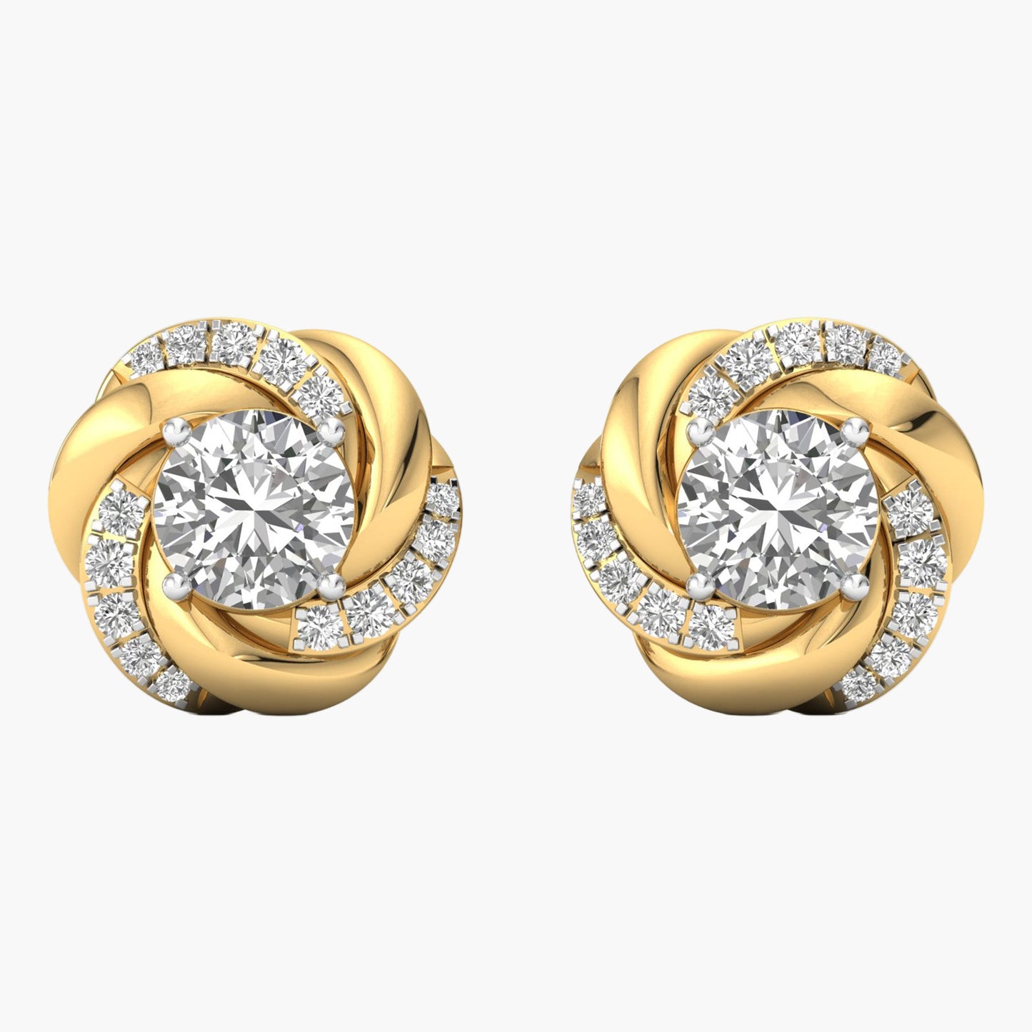 Wildflower Weights Diamond Earrings