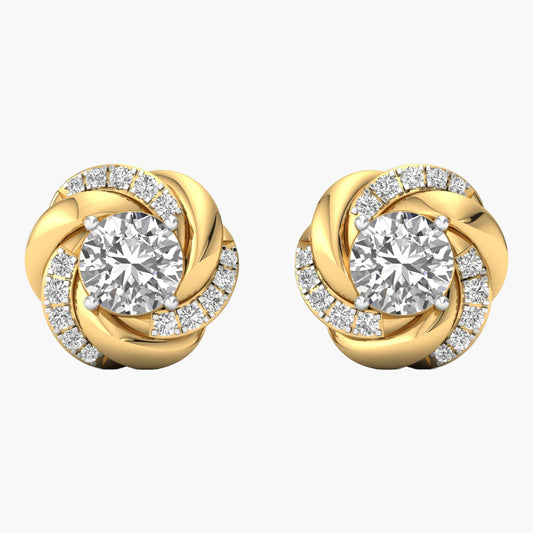 Wildflower Weights Diamond Earrings