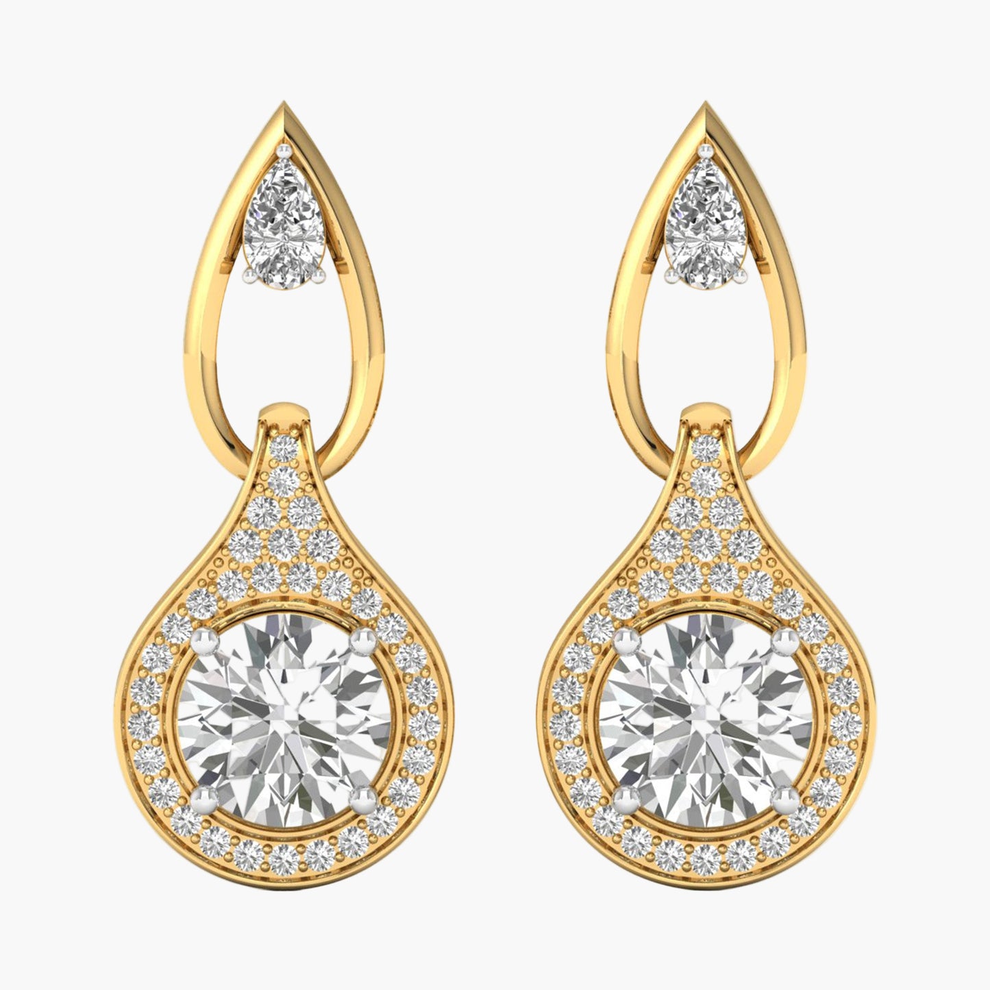 Vaibhav Laxmi Diamond Earrings