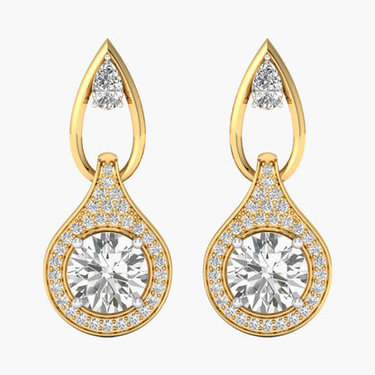 Vaibhav Laxmi Diamond Earrings