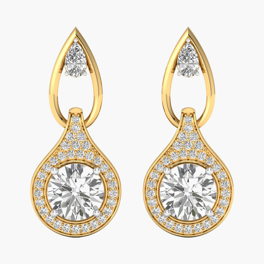 Vaibhav Laxmi Diamond Earrings