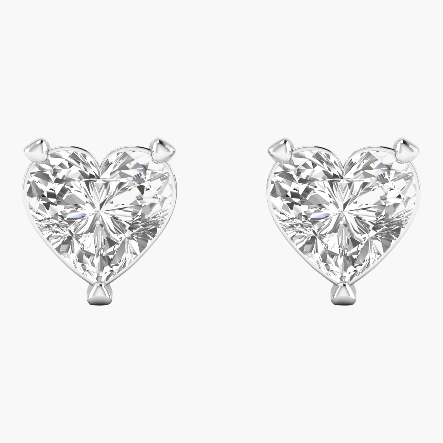 Tiny Valentine Diamond Earrings