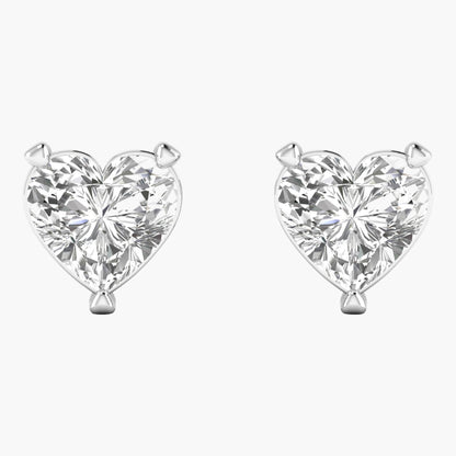 Tiny Valentine Diamond Earrings