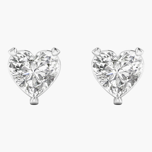 Tiny Valentine Diamond Earrings