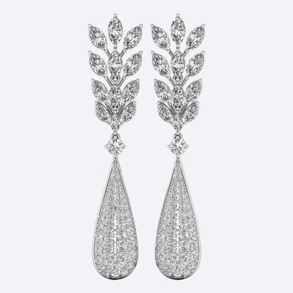 Midnight Dahlia Diamond Earrings