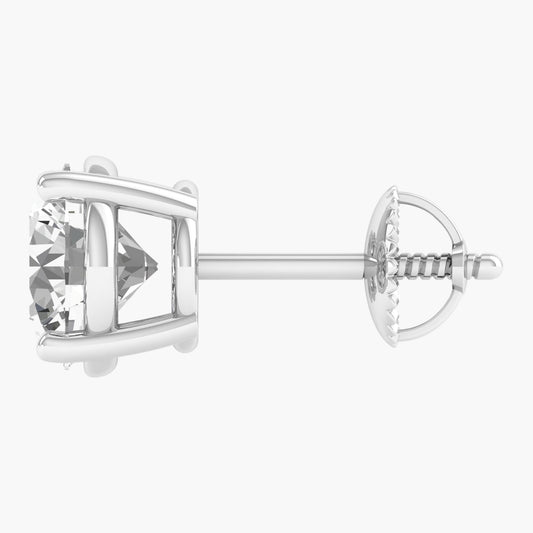 4 Carat Sparkle Diamond Earrings
