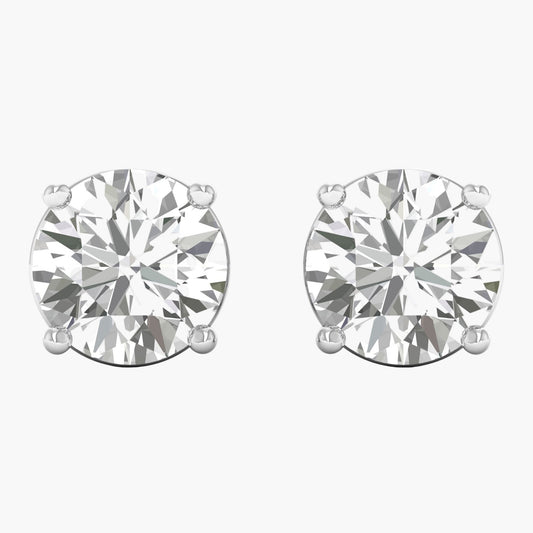 4 Carat Sparkle Diamond Earrings