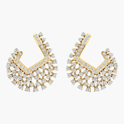 Chand Crisp Diamond Earrings